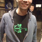 OXID Developer Meet-Up Leipzig 2011 - Joscha Krug is proud on his OXID Commons shirt